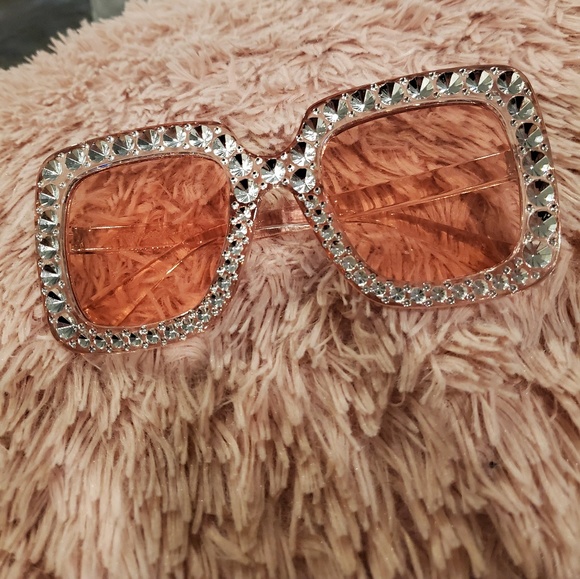 😎Brand new chic oversized pink sunglasses - Picture 5 of 6